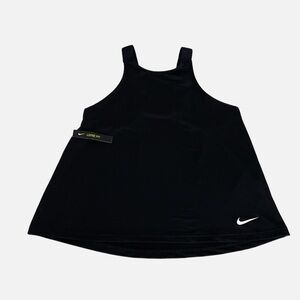 Nike DRI-FIT Loose Fit Tank‎ Top Small Black NWT